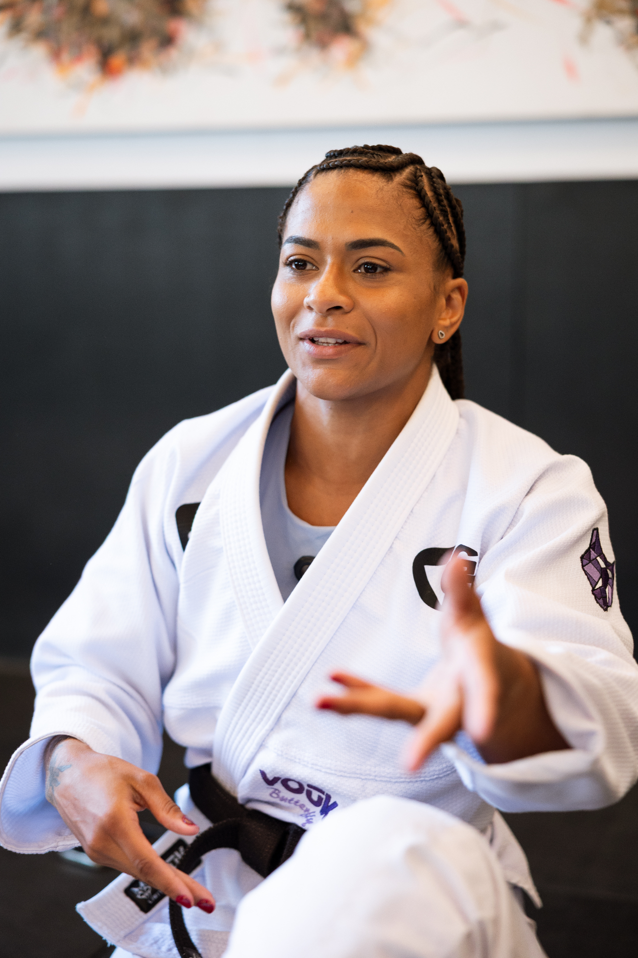 Vitória Vieira, faixa-preta de Jiu-Jitsu